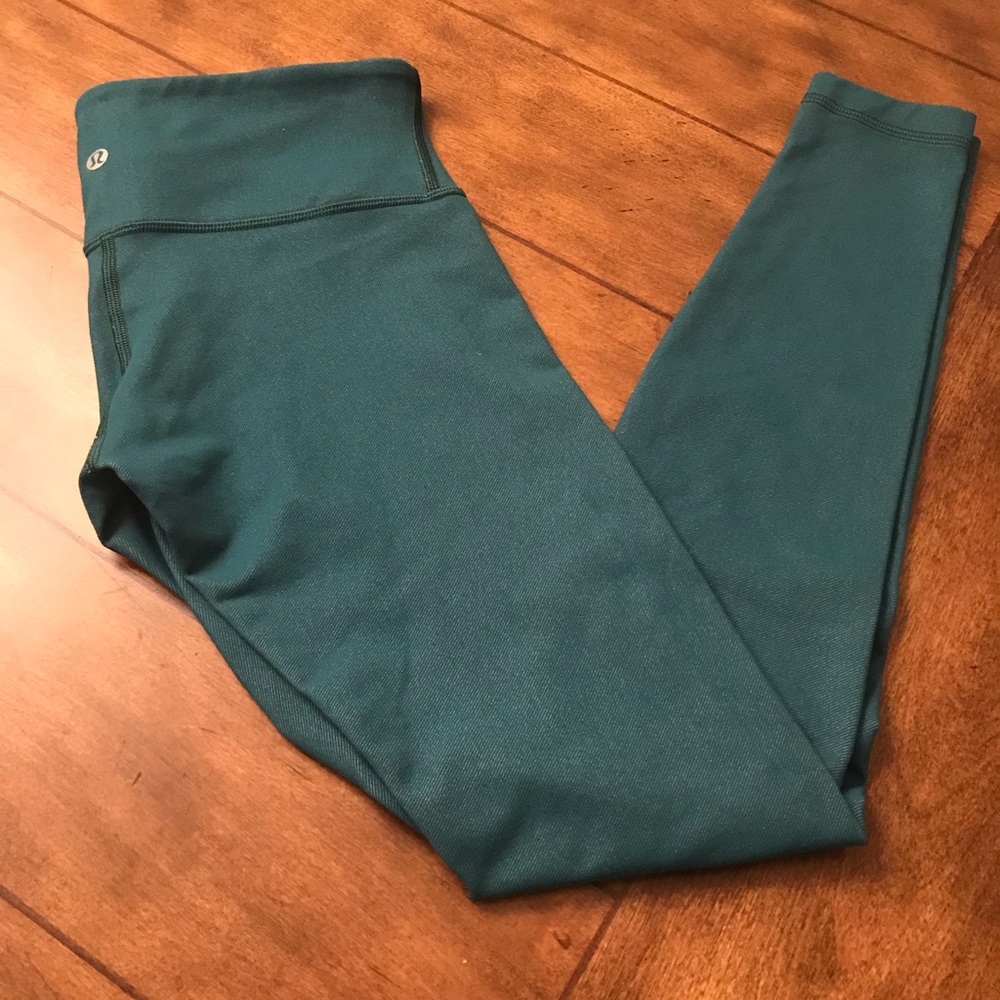 Size 4 Green Denim Wunder Under Pants